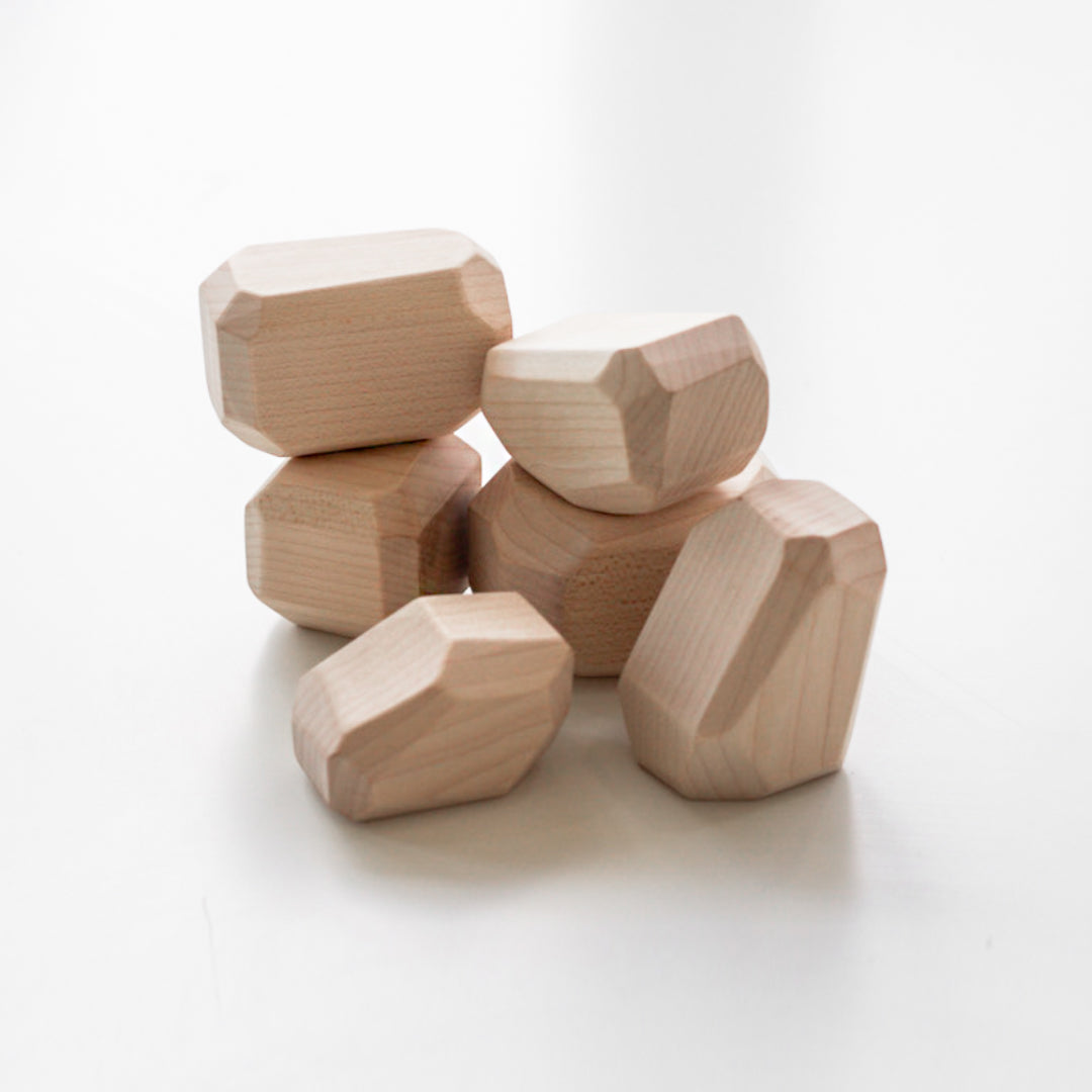 Natural Stacking Rocks (6 piece set)