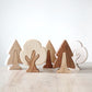 Natural Two-Tone Pine Tree Puzzle