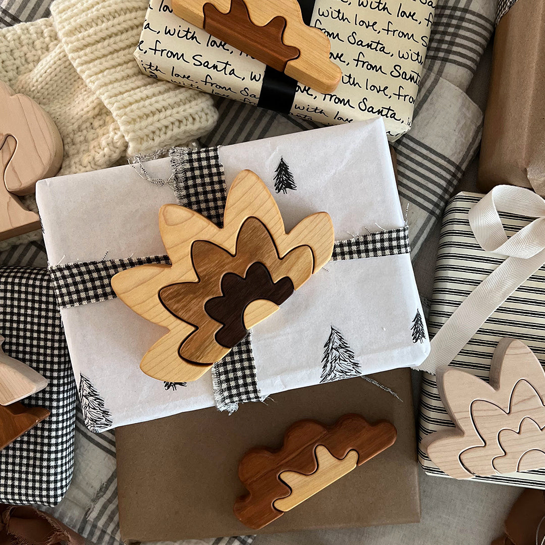 Natural Pointed Flower Stacker (4 piece set)