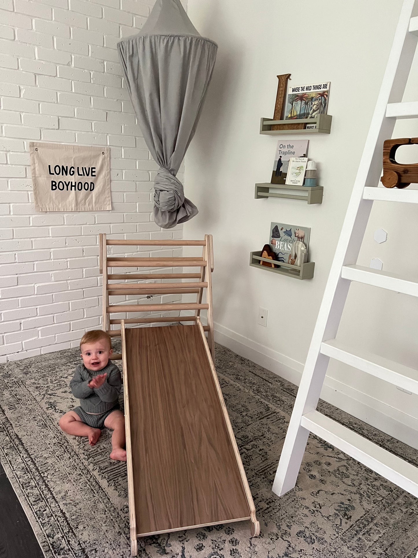 Walnut Reversible Ramp & Slide